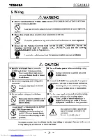 Предварительный просмотр 22 страницы Toshiba LF600F Instruction Manual