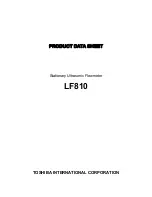 Toshiba LF810 Product Data Sheet preview