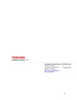 Предварительный просмотр 20 страницы Toshiba LF810 Product Data Sheet