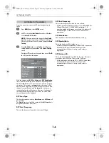 Предварительный просмотр 14 страницы Toshiba LV6**D Digital Series Manual