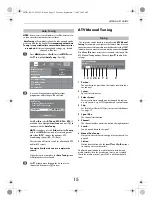 Предварительный просмотр 15 страницы Toshiba LV6**D Digital Series Manual