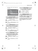 Предварительный просмотр 19 страницы Toshiba LV6**D Digital Series Manual