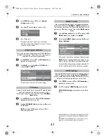 Предварительный просмотр 41 страницы Toshiba LV6**D Digital Series Manual