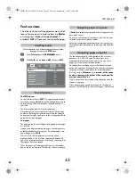 Предварительный просмотр 43 страницы Toshiba LV6**D Digital Series Manual