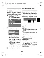 Предварительный просмотр 15 страницы Toshiba LV6 DIGITAL Series (Swedish) Användarhandbok