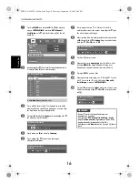 Предварительный просмотр 16 страницы Toshiba LV6 DIGITAL Series (Swedish) Användarhandbok