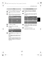 Предварительный просмотр 17 страницы Toshiba LV6 DIGITAL Series (Swedish) Användarhandbok