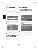 Предварительный просмотр 18 страницы Toshiba LV6 DIGITAL Series (Swedish) Användarhandbok