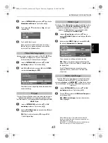 Предварительный просмотр 41 страницы Toshiba LV6 DIGITAL Series (Swedish) Användarhandbok