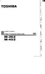 Toshiba M-262 Owner'S Manual preview