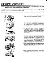 Preview for 4 page of Toshiba M-462 Owner'S Manual