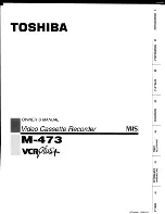 Toshiba M-473 Owner'S Manual preview