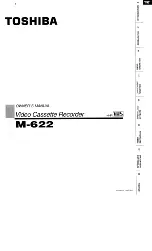 Preview for 1 page of Toshiba M-622 Owner'S Manual