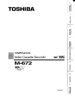 Toshiba M-672 Owner'S Manual preview