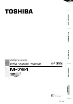 Preview for 1 page of Toshiba M-764 Owner'S Manual