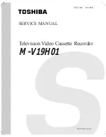 Toshiba M-V19H01 Service Manual preview