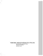 Preview for 2 page of Toshiba M-V19H01 Service Manual