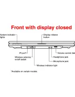 Preview for 9 page of Toshiba M115-S3094 Specifications