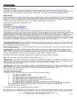 Preview for 3 page of Toshiba M115-S3104 Specifications