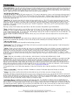 Preview for 4 page of Toshiba M115-S3154 Specifications