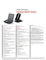 Preview for 2 page of Toshiba M200 - Portege - Pentium M 1.5 GHz Specification Sheet