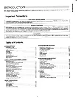 Preview for 3 page of Toshiba M222 Owner'S Manual