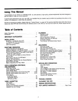 Preview for 3 page of Toshiba M228 Owner'S Manual