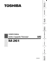 Toshiba M261 Owner'S Manual preview