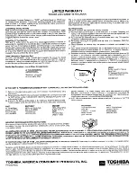 Preview for 44 page of Toshiba M261 Owner'S Manual