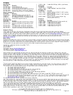 Preview for 3 page of Toshiba M3-S311 Specifications