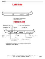 Preview for 6 page of Toshiba M30X-S181ST Specifications