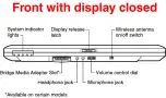 Preview for 6 page of Toshiba M45-S165 Specifications