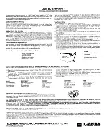 Preview for 50 page of Toshiba M471 Owner'S Manual