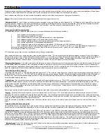 Preview for 4 page of Toshiba M5-S433 Specifications