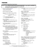 Toshiba M5-S5332 Specifications preview