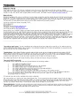 Preview for 3 page of Toshiba M55-S1001 Specifications