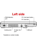 Preview for 6 page of Toshiba M55-S1001 Specifications