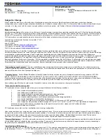 Preview for 3 page of Toshiba M55-S351 Specifications