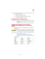 Preview for 13 page of Toshiba M6-ST3412 User Manual