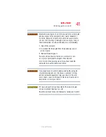 Preview for 41 page of Toshiba M6-ST3412 User Manual