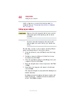 Preview for 44 page of Toshiba M6-ST3412 User Manual