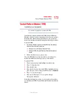 Preview for 173 page of Toshiba M6-ST3412 User Manual