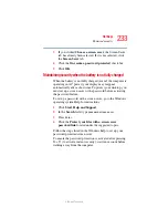 Preview for 233 page of Toshiba M6-ST3412 User Manual