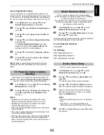 Preview for 45 page of Toshiba M63 Digital Series User Manual