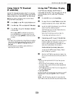 Preview for 59 page of Toshiba M63 Digital Series User Manual