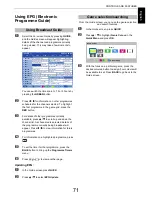 Preview for 71 page of Toshiba M63 Digital Series User Manual