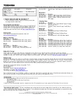 Preview for 2 page of Toshiba M640-ST2N01 Specifications