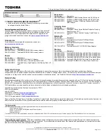 Preview for 2 page of Toshiba M645-S4050 Specifications