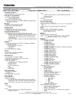 Preview for 1 page of Toshiba M645-S4062 Specifications