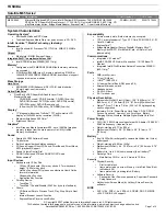 Preview for 1 page of Toshiba M65-S9065 Specifications